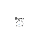 超ちいさいうさぎのきもち。〜あいさつ〜2（個別スタンプ：28）