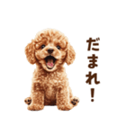 毒舌トイプードルの日常会話（個別スタンプ：7）