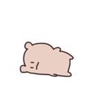 【働きたくない】ネガティブゆるゆるクマ（個別スタンプ：28）