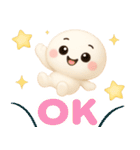 【るるものやさしいじかん♡】 毎日編 ④（個別スタンプ：3）