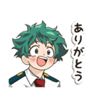 毎日使える♡僕のヒーローアカデミア出久（個別スタンプ：10）
