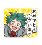 毎日使える♡僕のヒーローアカデミア出久（個別スタンプ：37）