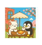 シャボン玉で宇宙遊泳！ふわふわトリップ（個別スタンプ：3）