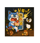 シャボン玉で宇宙遊泳！ふわふわトリップ（個別スタンプ：27）