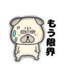 ネガティブなパグ犬のぱーちゃん87（個別スタンプ：19）