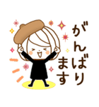 やさしいお返事♡ゆるふわレディ【秋冬】（個別スタンプ：18）