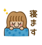毎日使える❤️かわいいフェルト風（個別スタンプ：38）
