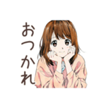 ふつうの女の子★グルチャ定番（個別スタンプ：3）