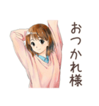 ふつうの女の子★グルチャ定番（個別スタンプ：11）