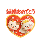 猫いっぱい＊大人かわいい誕生日＆お祝い（個別スタンプ：38）