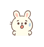 ふわふわうさぎ気分パレード（個別スタンプ：2）