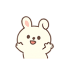 ふわふわうさぎ気分パレード（個別スタンプ：12）
