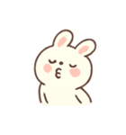 ふわふわうさぎ気分パレード（個別スタンプ：13）