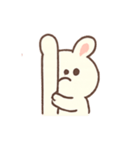 ふわふわうさぎ気分パレード（個別スタンプ：18）