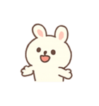 ふわふわうさぎ気分パレード（個別スタンプ：19）