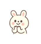 ふわふわうさぎ気分パレード（個別スタンプ：22）