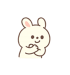 ふわふわうさぎ気分パレード（個別スタンプ：24）