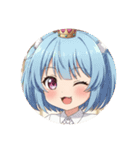 ショートツインテールみなみプレミアム（個別スタンプ：21）