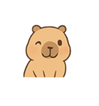 もふもふカピバラ きぶんパレード（個別スタンプ：1）