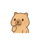 もふもふカピバラ きぶんパレード（個別スタンプ：5）