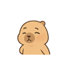 もふもふカピバラ きぶんパレード（個別スタンプ：6）
