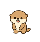 もふもふかわうそ きぶんパレード（個別スタンプ：5）