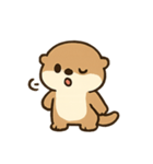 もふもふかわうそ きぶんパレード（個別スタンプ：6）