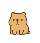 もちもちカピバラ気分パレード（個別スタンプ：4）