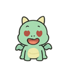 ミントドラゴン ベビーきぶん行進（個別スタンプ：8）