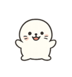 ふわふわあざらし きぶんパレード（個別スタンプ：1）