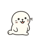 ふわふわあざらし きぶんパレード（個別スタンプ：3）