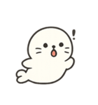ふわふわあざらし きぶんパレード（個別スタンプ：6）