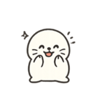 ふわふわあざらし きぶんパレード（個別スタンプ：13）