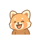 もふもふレッサーパンダ きぶん行進（個別スタンプ：1）