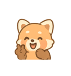 もふもふレッサーパンダ きぶん行進（個別スタンプ：5）