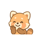 もふもふレッサーパンダ きぶん行進（個別スタンプ：8）