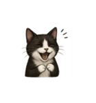 タキシード猫1222（個別スタンプ：1）