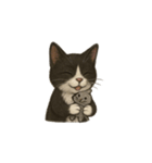 タキシード猫1222（個別スタンプ：17）
