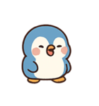 ふわふわペンギンムードパレード（個別スタンプ：1）