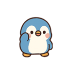 ふわふわペンギンムードパレード（個別スタンプ：3）