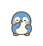 ふわふわペンギンムードパレード（個別スタンプ：4）