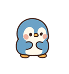 ふわふわペンギンムードパレード（個別スタンプ：5）