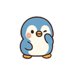 ふわふわペンギンムードパレード（個別スタンプ：8）