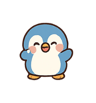 ふわふわペンギンムードパレード（個別スタンプ：11）