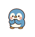ふわふわペンギンムードパレード（個別スタンプ：14）