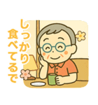 活発シニア関西弁✨離れて暮らす家族:男（個別スタンプ：4）
