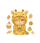 無言着ぐるみ猫 1（個別スタンプ：12）