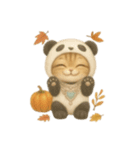 無言着ぐるみ猫 1（個別スタンプ：15）