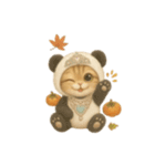 無言着ぐるみ猫 1（個別スタンプ：16）