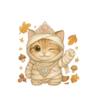 無言着ぐるみ猫 3（個別スタンプ：15）